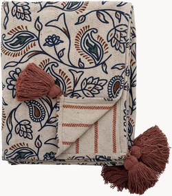Manta reversível Paisley