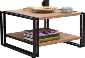 Conjunto de Mobiliário de Sala Cosmo – Pinho Atlântico Preto – TV: 130