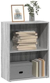 vidaXL Estante 60x30x77 cm derivados de madeira cinzento sonoma