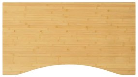 vidaXL Tampo de secretária 110x60x2,5 cm bambu