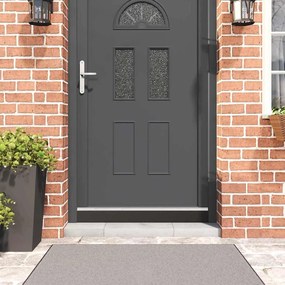 vidaXL Selos de Escovas para Porta com Parafuso 6 pcs Prateado 100 cm