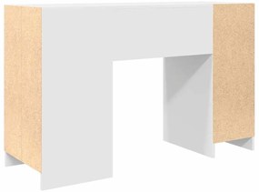 Secretária 120x42x76 cm derivados de madeira branco