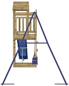 Conjunto de brincar para exterior madeira de pinho impregnada