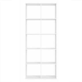 Estante sala com 10 compartimentos 30 x 65,5 x 161,5 cm branco