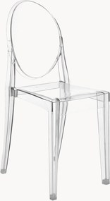 Cadeira empilhável para interior e exterior Victoria Ghost