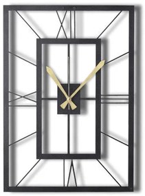 Relógio de Parede Decorativo November – Preto – 70 x 49 cm