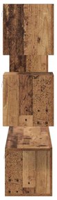 Conjunto de móvel de TV 5 pcs Madeira antiga 30.5 x 30 x 60 cm