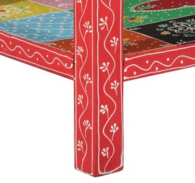 Mesa Console vidaXL Multicolorida 100x30x75 cm Madeira Sólida de Manga