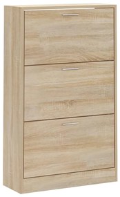Sapateira 63x24x103 cm derivados de madeira carvalho sonoma