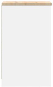 Armário de arrumação de garagem Branco 30x51x85 cm