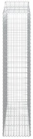 Cestos gabião arqueados 4pcs 200x50x220/240cm ferro galvanizado