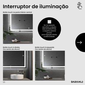 Espelho com luz F2