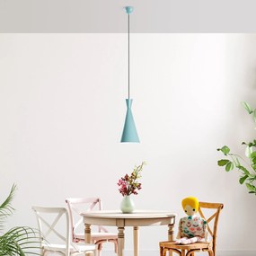 Candeeiro de Teto Tom – Turquesa – Ø19 h:37 cm