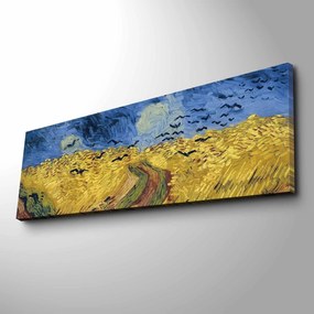 Pintura Decorativa em Tela FAMOUSART-05 – Multicolor – 30 x 90 cm