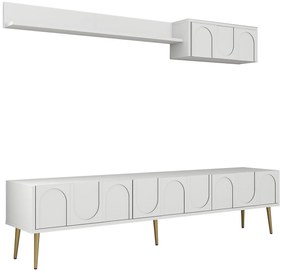 ****
Unidade de TV Lyon – Branco e Dourado – 180 cm x 43 cm x 35 cm

*
