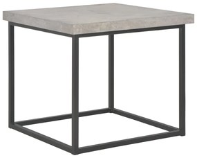 vidaXL Mesa de centro 55x55x53 cm aspeto de cimento