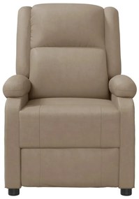 Cadeira de massagens couro artificial cappuccino
