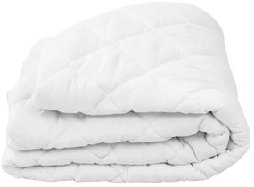 vidaXL Protetor de colchão acolchoado 90x200 cm pesado branco