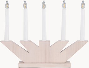 Candeeiro de mesa LED de Natal em madeira Verbier