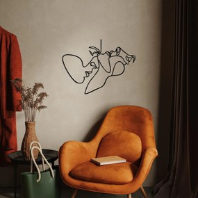 Acessório Decorativo de Parede Model-490 – Preto – 70 x 52 cm