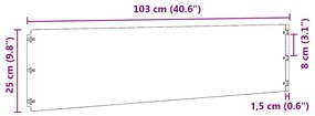 Orlas de relva 10 pcs branco 25x103 cm aço laminado a frio