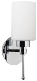 Aplique de Parede Balcova – Prateado – Diâmetro 12 cm, Altura 32 cm