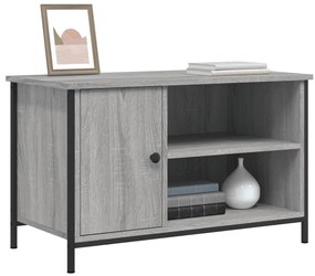Móvel de TV 80x40x50 cm derivados de madeira cinzento sonoma