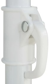 Guarda-sol de praia Hawaii 300 cm branco