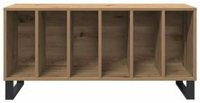 Armário de Registro vidaXL Carvalho Artesanal 100x38x48 cm Madeira Der