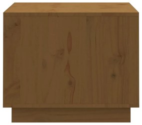 Mesa de centro 120x50x40,5cm madeira pinho maciça castanho mel
