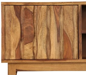 Móvel TV madeira acácia maciça 118x30x40 cm