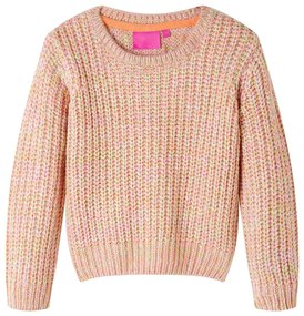 Camisola de malha para criança rosa-suave 92