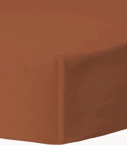 Lençol elástico artesanal em percal de algodão para cama boxspring Nina