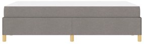 Cama Box Outros Taupe e Branco 120 x 190 cm tecido
