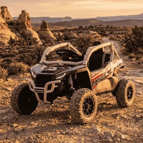 Buggy elétrico para Crianças Kawasaki 24V 4x4 TERYX KRX1000 Caqui