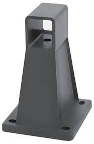 Suporte de parede para persianas retráteis. | SONGMICS | 13 x 8,2 x 9,2 cm | cinzento | GSA005.