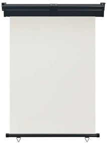 Toldo lateral para varanda 125x250 cm creme