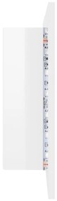 Armário espelhado casa de banho LED acrílico branco brilhante
