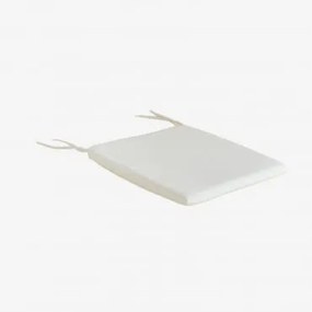Almofada Em Tecido Para Cadeira Pira Gardénia Branco - Sklum