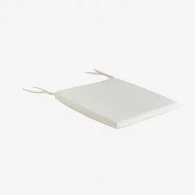 Almofada Para Cadeira Em Tecido Pira Gardénia Branco - Sklum