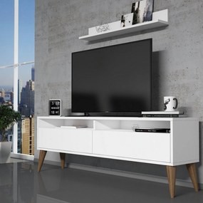 Móvel TV Best – Branco – 150x50x30 cm
