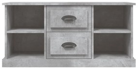 Móvel TV 99,5x35,5x48 cm derivados de madeira cinzento cimento