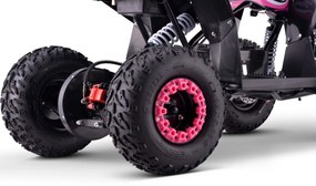 Moto 4 elétrica para crianças Motors SPIDER 1000W Rosa