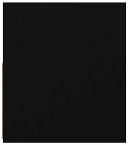 Móvel de TV com luzes LED 120x35x40 cm preto