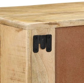 Armário de TV para parede 100x32x25 cm mangueira áspera maciça