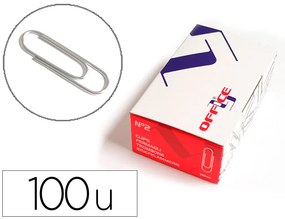 Clips Lismania L-Office Nº2 28 mm Caixa de 100 Unidades