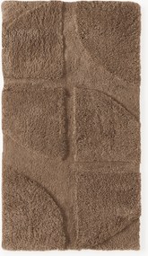 Tapete felpudo com relevo Jade