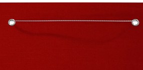 Tela de varanda 80x240 cm tecido oxford vermelho