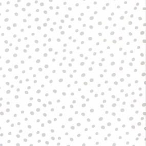 Fabulous World Papel de parede Dots branco e cinzento 67106-1