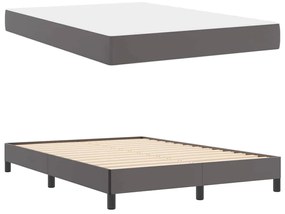 Cama Outros Cinzeto 140 x 200 cm Couro sintético